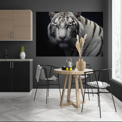 Stille Gaze van de Witte Tijger poster
