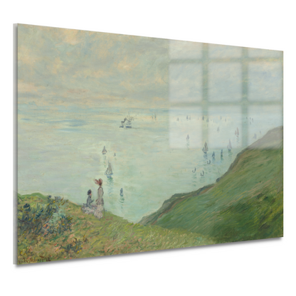 Kliffen bij Pourville - Claude Monet acrylglas