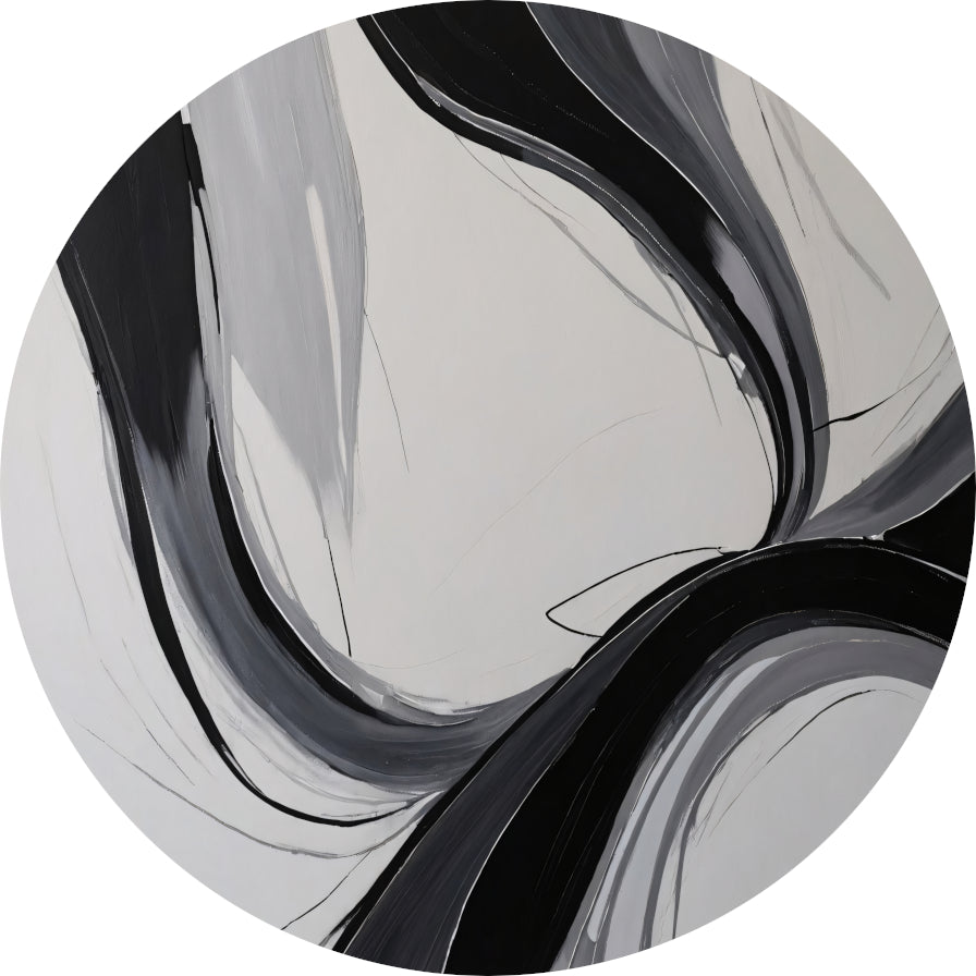 Dynamic Curves in Monochromatic Harmony forex muurcirkel