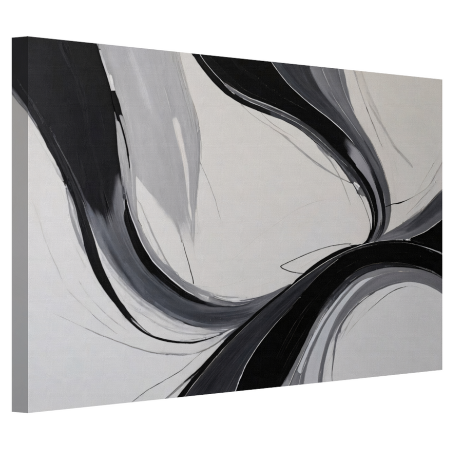 Dynamic Curves in Monochromatic Harmony canvas