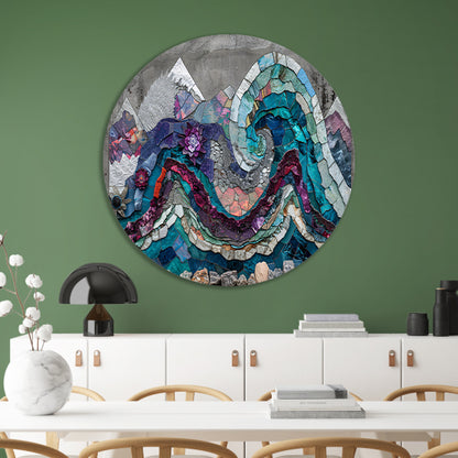 Abstract Vlekken Compositie forex muurcirkel