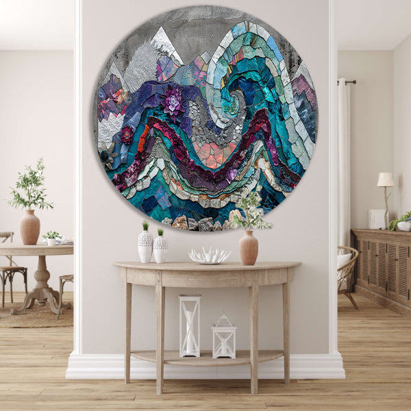Abstract Vlekken Compositie forex muurcirkel