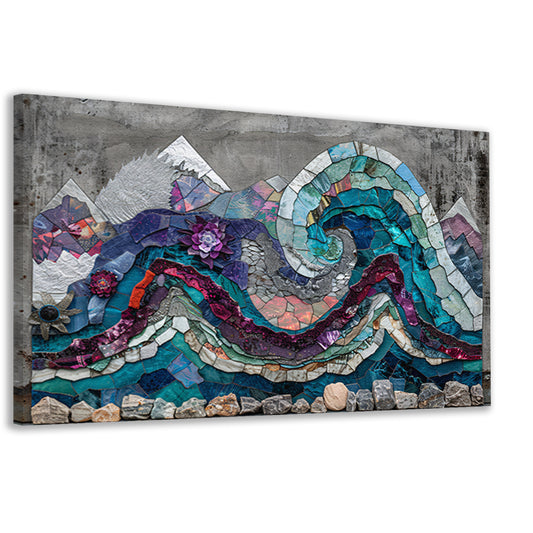 Abstract Vlekken Compositie canvas