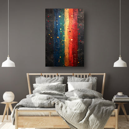 Abstract  met levendige kleuren poster