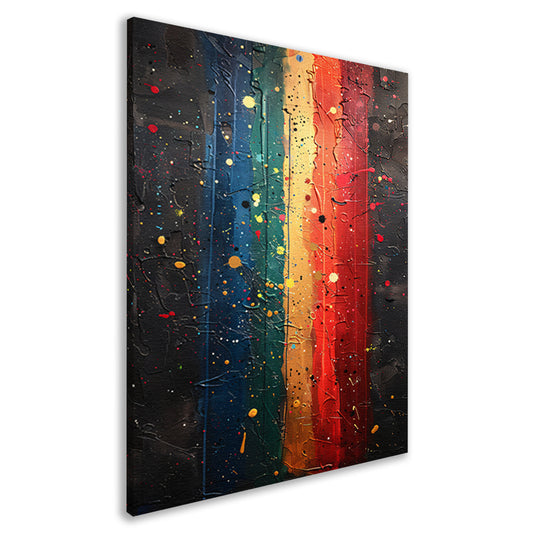 Abstract  met levendige kleuren canvas