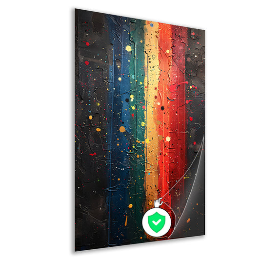 Abstract  met levendige kleuren poster