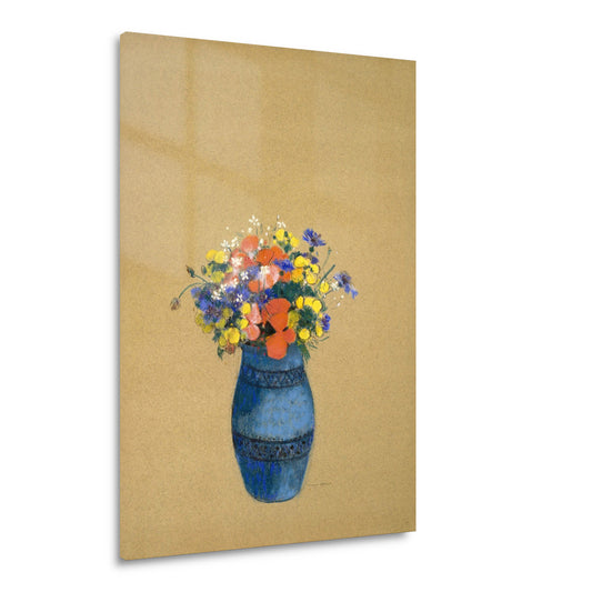 Vaas met bloemen - Odilon Redon Acrylglas
