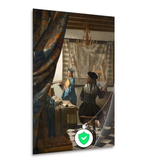 De Schilderkonst - Johannes Vermeer poster