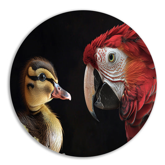 Ara en eend ontmoeting forex muurcirkel