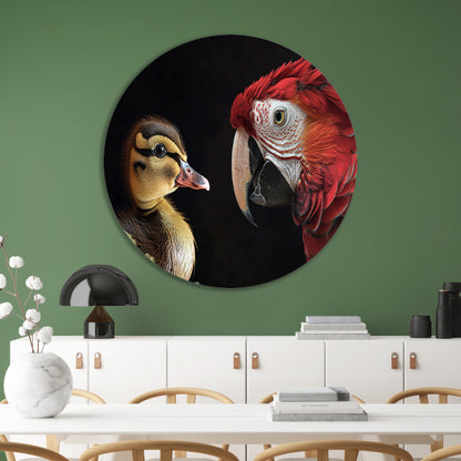 Ara en eend ontmoeting forex muurcirkel