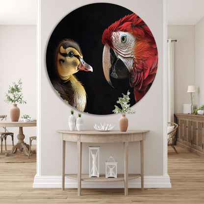 Ara en eend ontmoeting forex muurcirkel