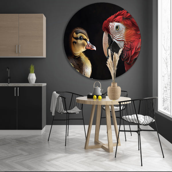 Ara en eend ontmoeting forex muurcirkel