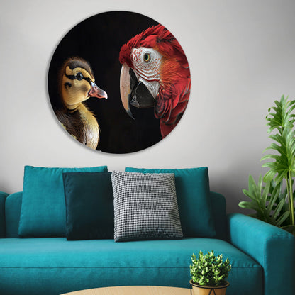 Ara en eend ontmoeting forex muurcirkel