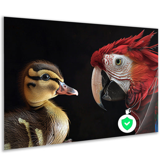 Ara en eend ontmoeting poster