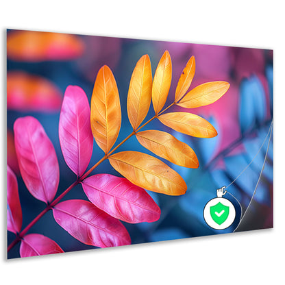 Minimalistisch Blad op Tak poster