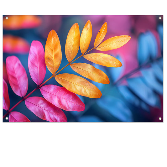 Minimalistisch Blad op Tak tuinposter