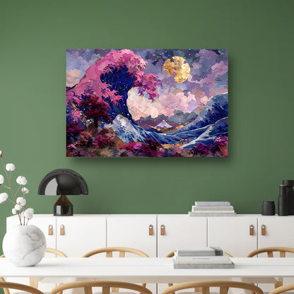 De Grote Golf van Kanagawa: Hokusais Meesterwerk canvas