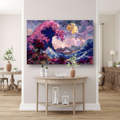 De Grote Golf van Kanagawa: Hokusais Meesterwerk poster