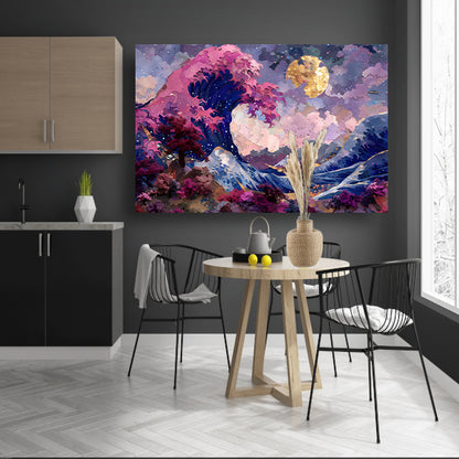 De Grote Golf van Kanagawa: Hokusais Meesterwerk canvas
