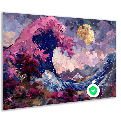 De Grote Golf van Kanagawa: Hokusais Meesterwerk poster