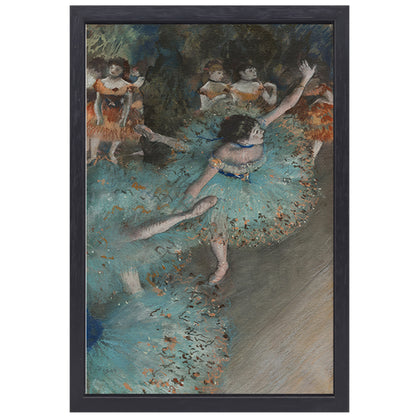 Zwaaiende Danser - Edgar Degas canvas met baklijst