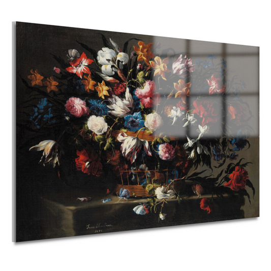 Kleine mand met bloemen - Juan de Arellano acrylglas