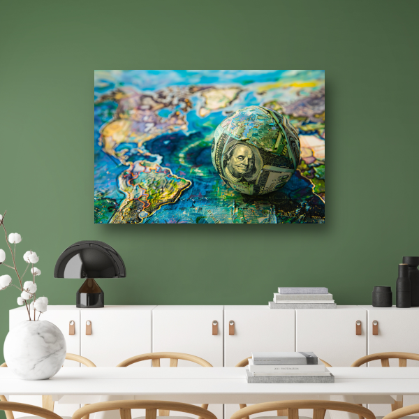 Banksys Wereld van Geld acrylglas