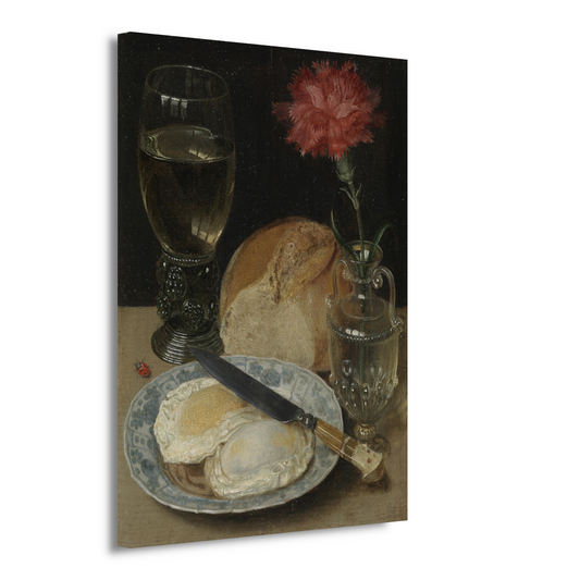 Stilleven met gebakken eieren - Georg Flegel canvas