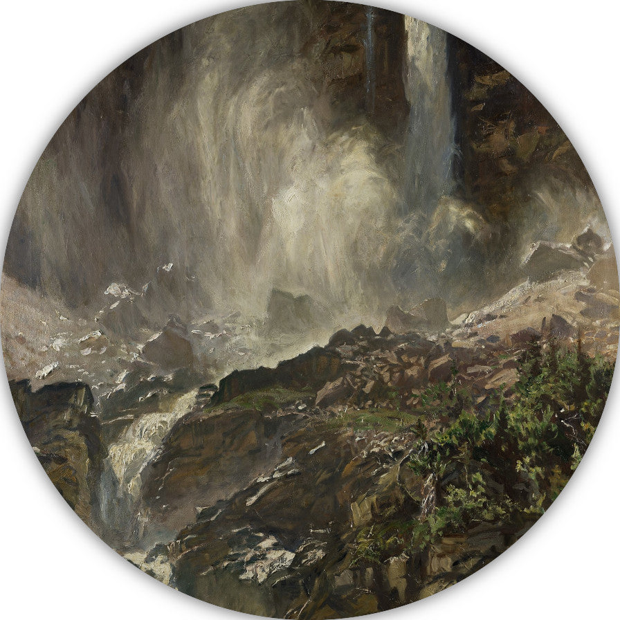 Yoho-waterval - John Singer Sargent forex muurcirkel