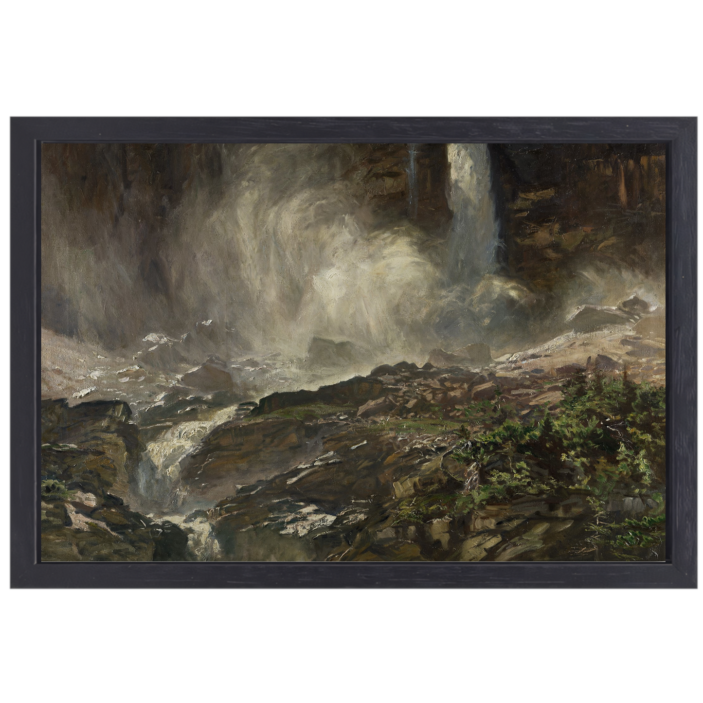 Yoho-waterval - John Singer Sargent canvas met baklijst