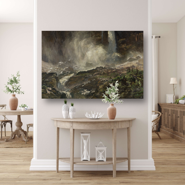 Yoho-waterval - John Singer Sargent canvas met baklijst