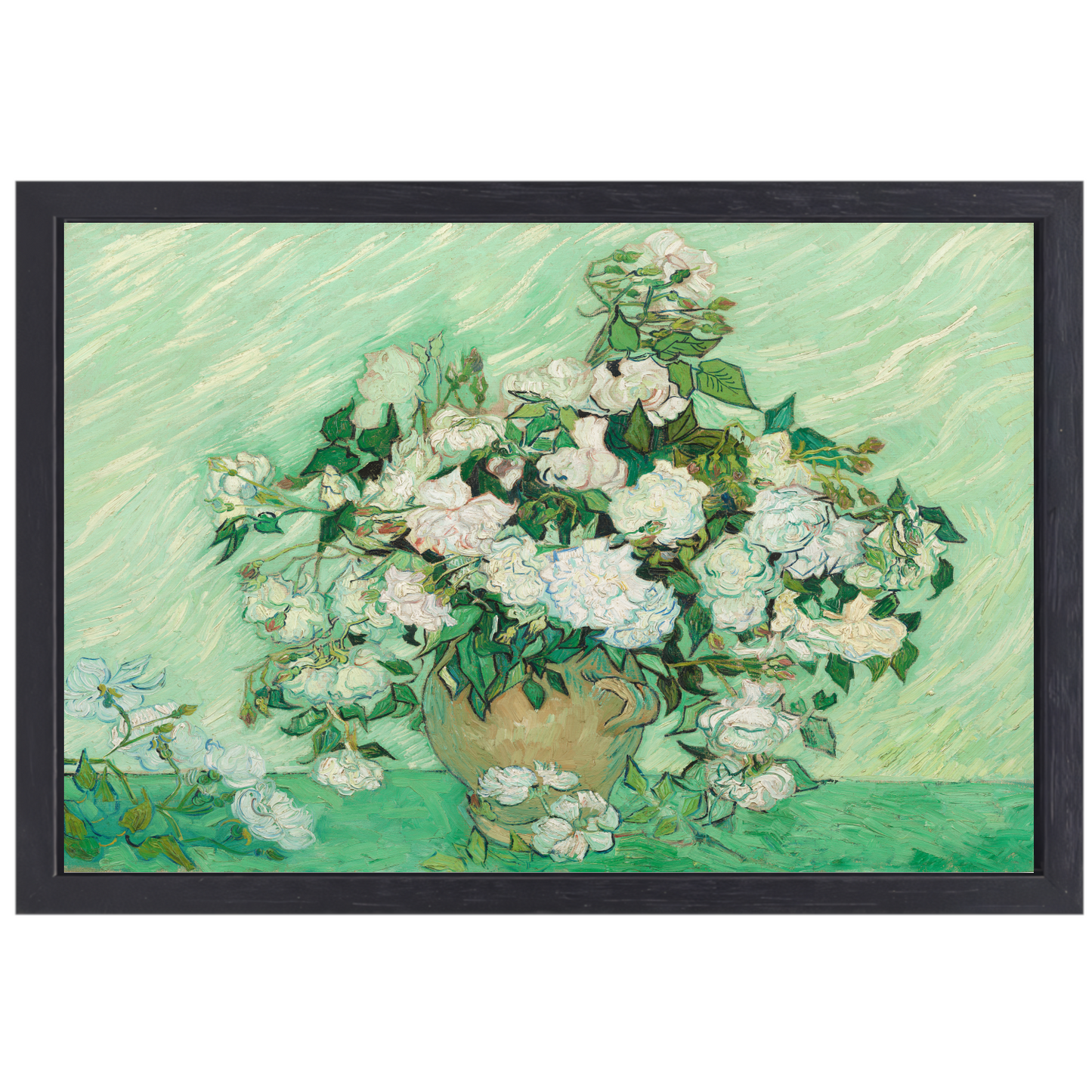 Rozen - Vincent van Gogh canvas met baklijst