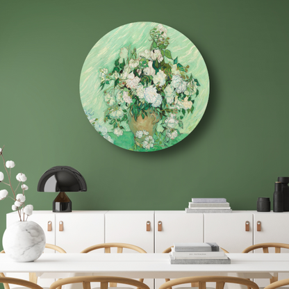 Rozen - Vincent van Gogh forex muurcirkel