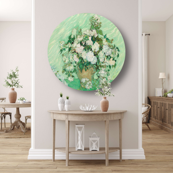 Rozen - Vincent van Gogh forex muurcirkel