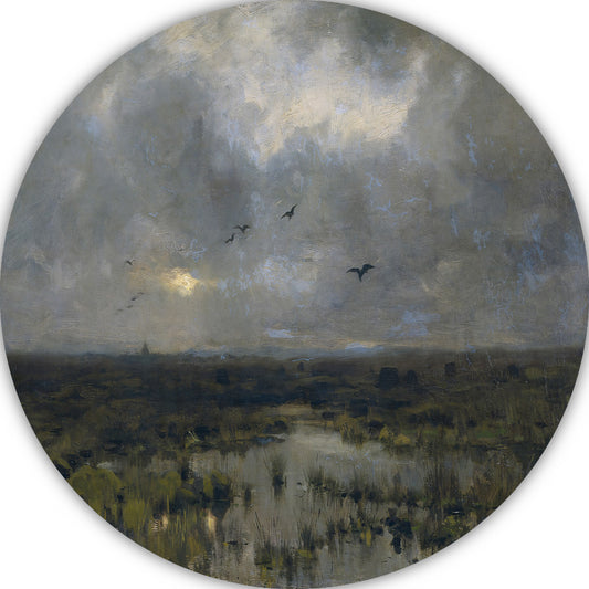 Het moeras - Anton Mauve forex muurcirkel