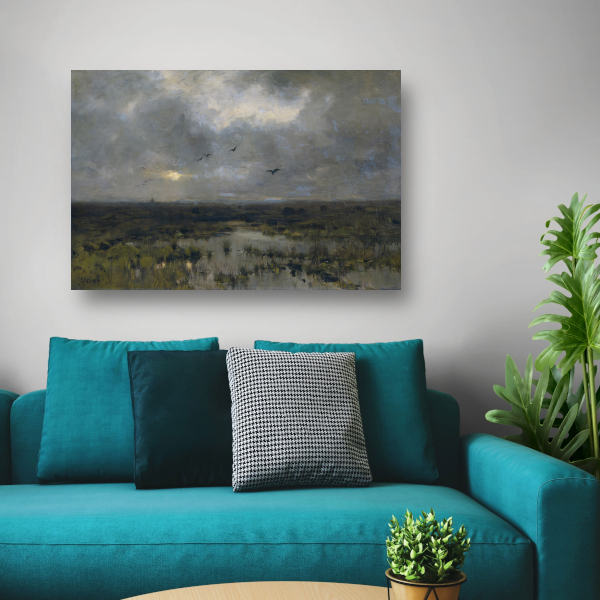 Het moeras - Anton Mauve acrylglas