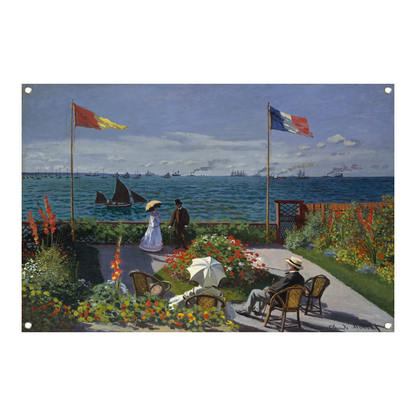 Tuin in Sainte-Adresse - Claude Monet tuinposter