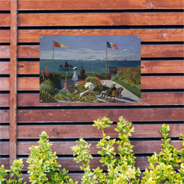 Tuin in Sainte-Adresse - Claude Monet tuinposter