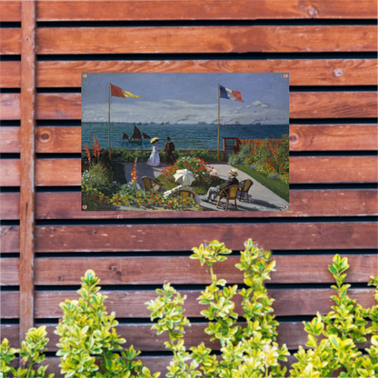 Tuin in Sainte-Adresse - Claude Monet tuinposter