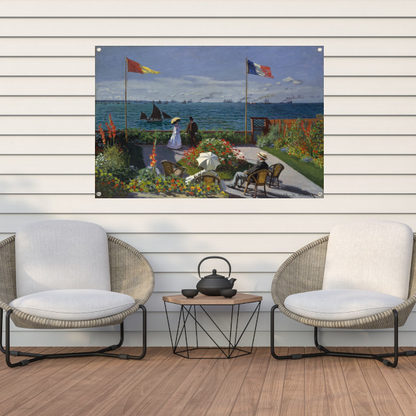 Tuin in Sainte-Adresse - Claude Monet tuinposter