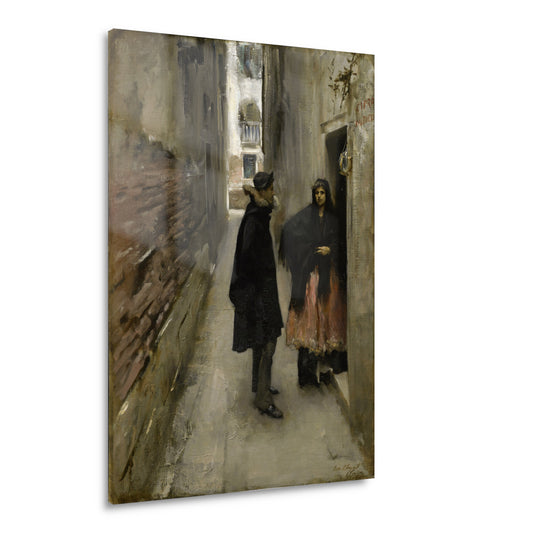 Een straat in Venetië - John Singer Sargent Acrylglas