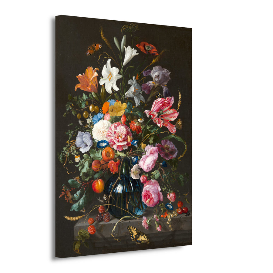 Vaas met bloemen - Jan Davidsz. de Heem canvas