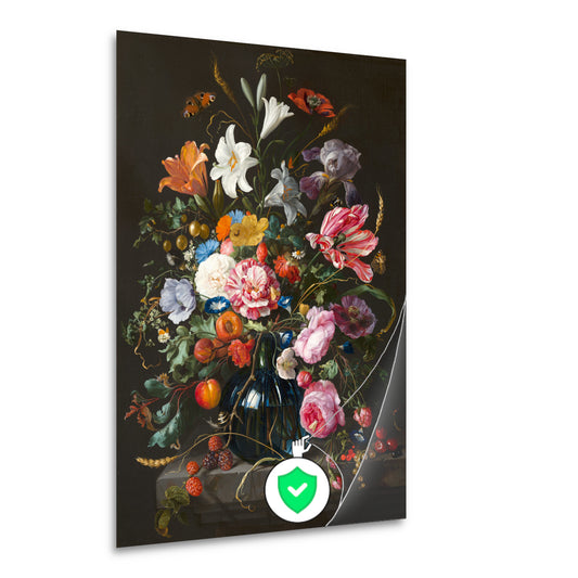 Vaas met bloemen - Jan Davidsz. de Heem poster