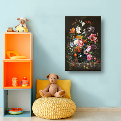Vaas met bloemen - Jan Davidsz. de Heem canvas