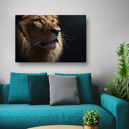 Gouden Blik van de Koning der Dieren acrylglas