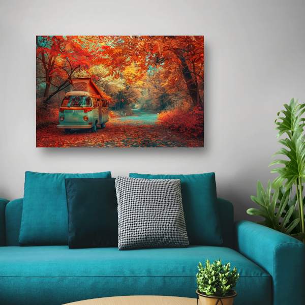 Impressionistisch Landschap Slaapkamer poster