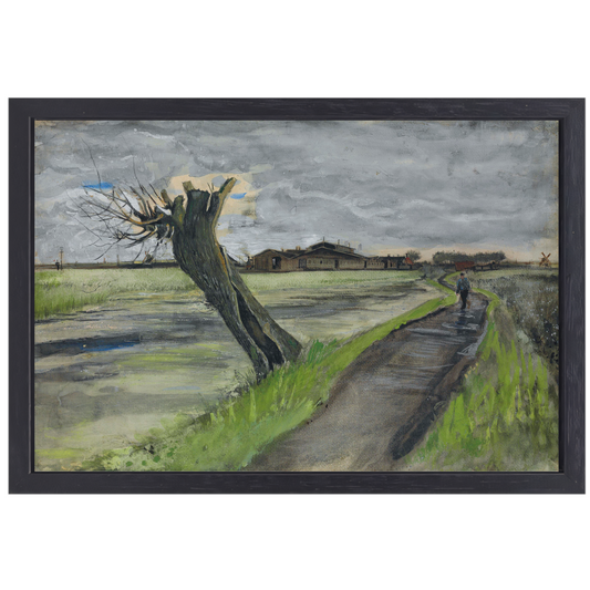 Knotwilg - Vincent van Gogh canvas met baklijst