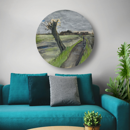 Knotwilg - Vincent van Gogh forex muurcirkel