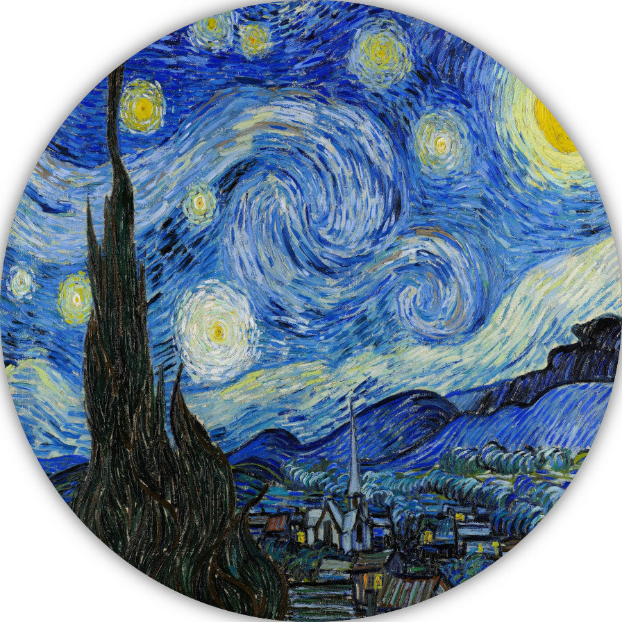 Sterrennacht - Vincent van Gogh forex muurcirkel