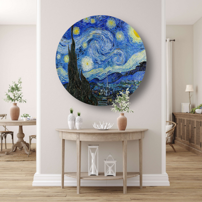 Sterrennacht - Vincent van Gogh forex muurcirkel